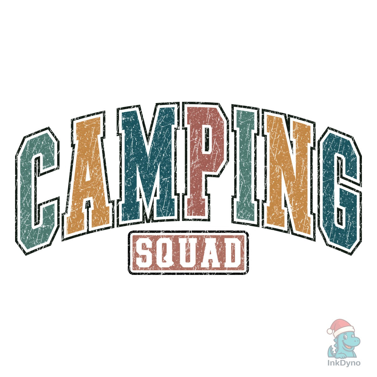 Camping Squad Sublimation Retro Camp