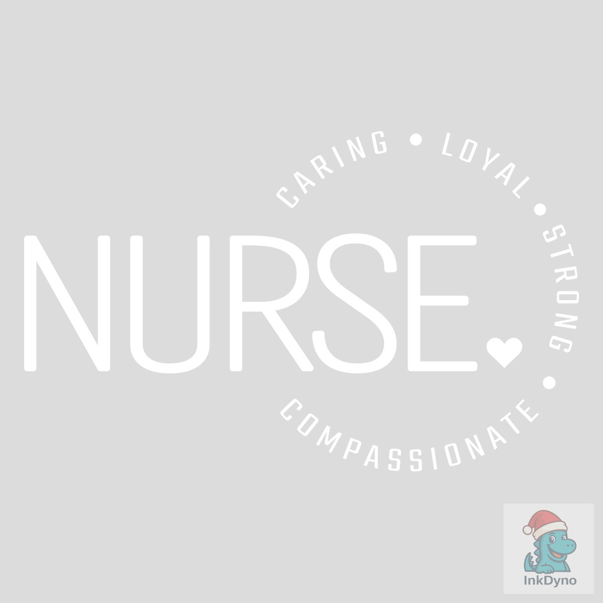 Minimal Nurse Heat-Press Decal