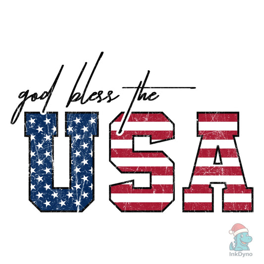 Coquette Girly Sublimation USA 4th July - DTF Transfer