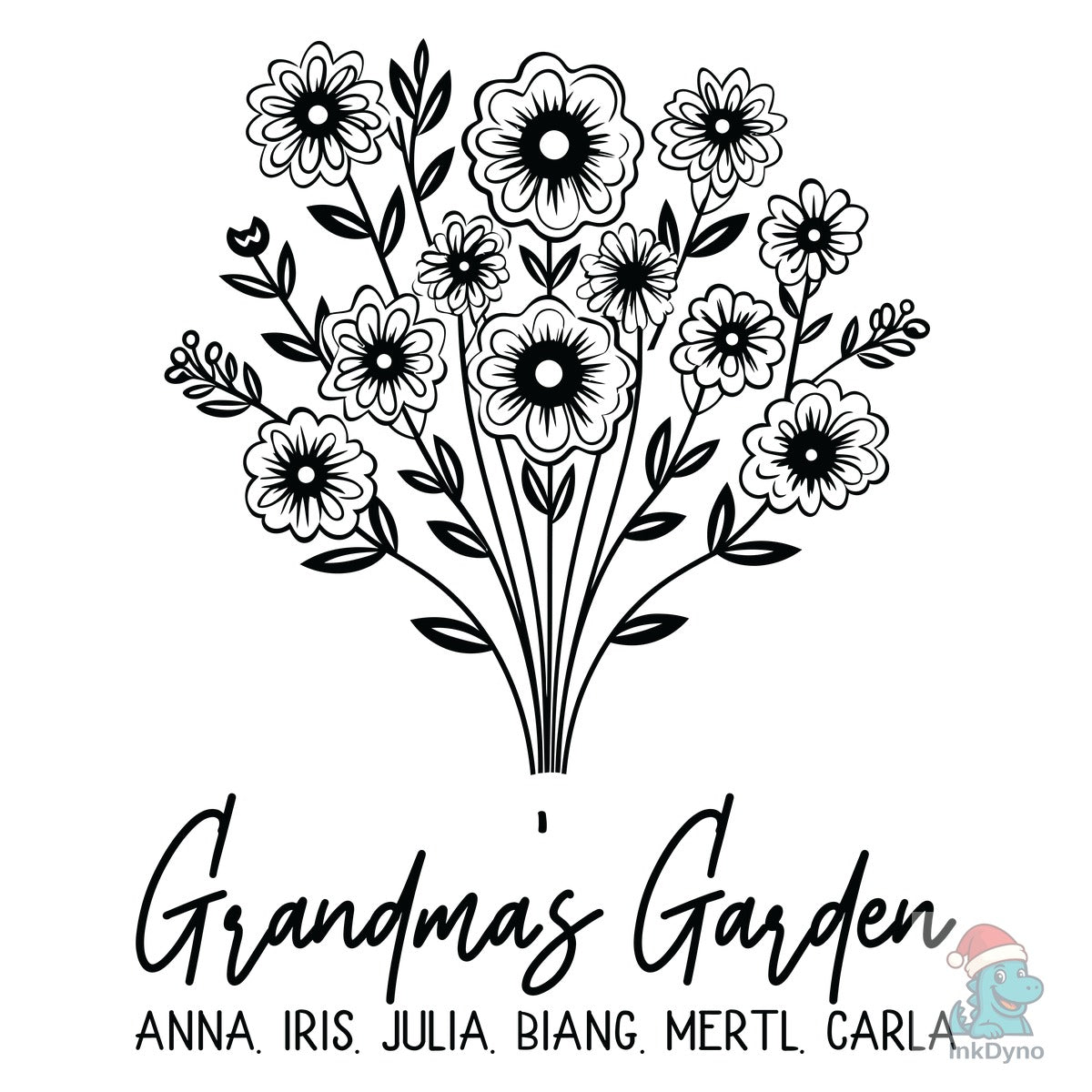 Personalized Grandma's Garden
