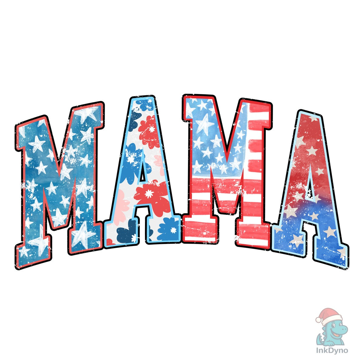 American Mama Retro 4th of July Varsity