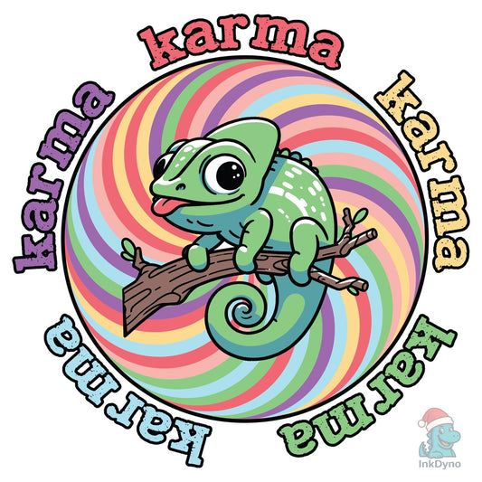 Chameleon Karma 80's Pride - DTF Transfer