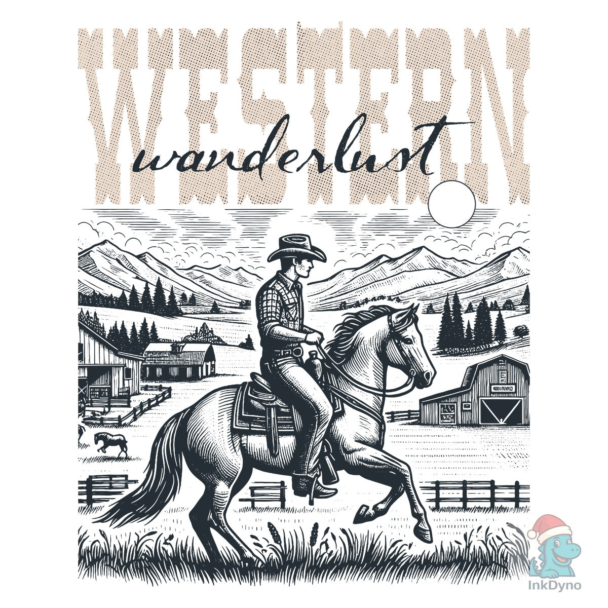 Vintage 90s Western Rodeo Cowboy