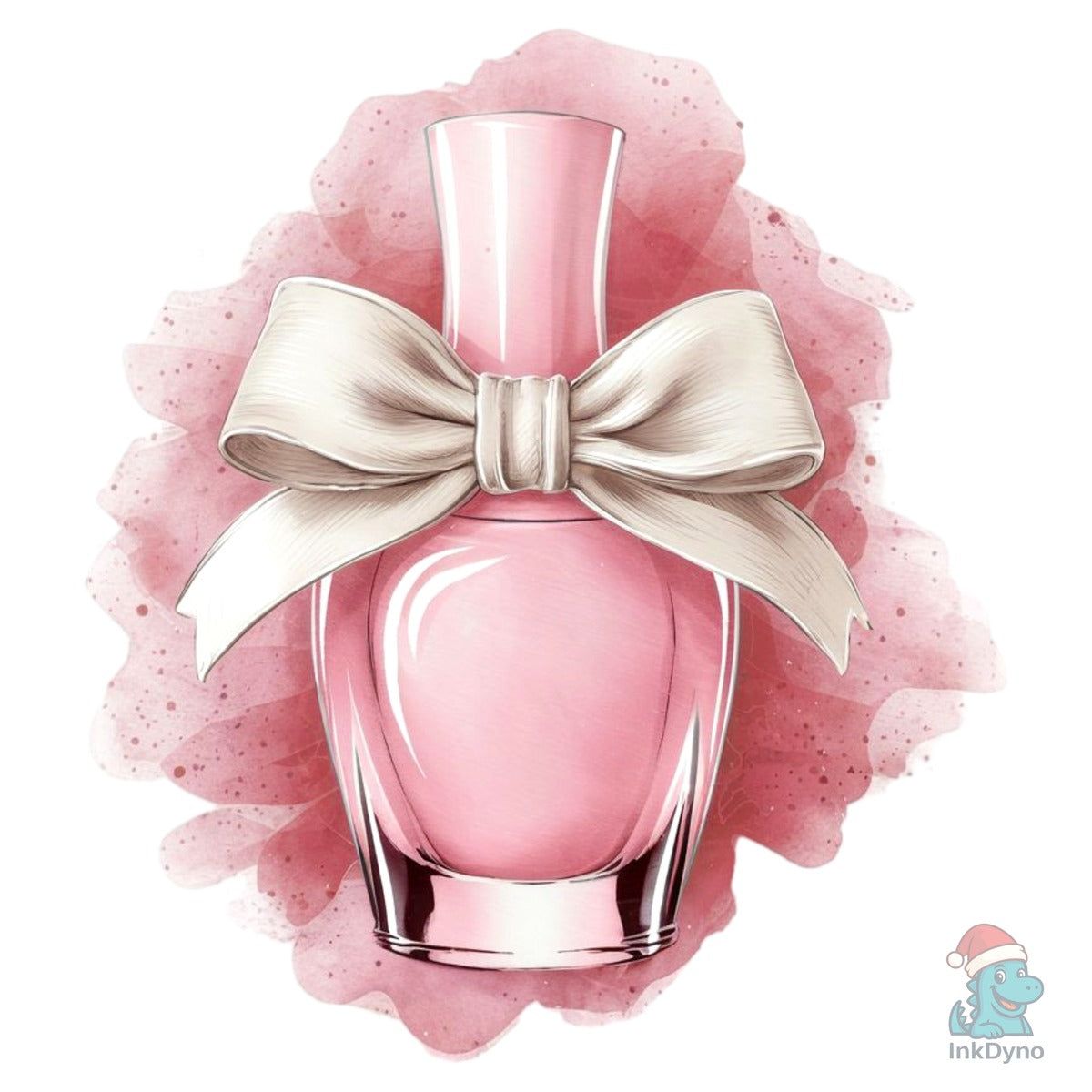 Coquette Pink Nail Polish with Bow