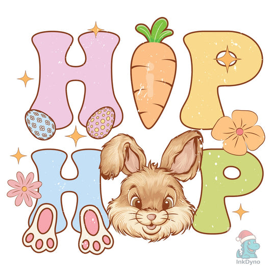 Hip Hop Easter Retro T-shirt Design - DTF Transfer