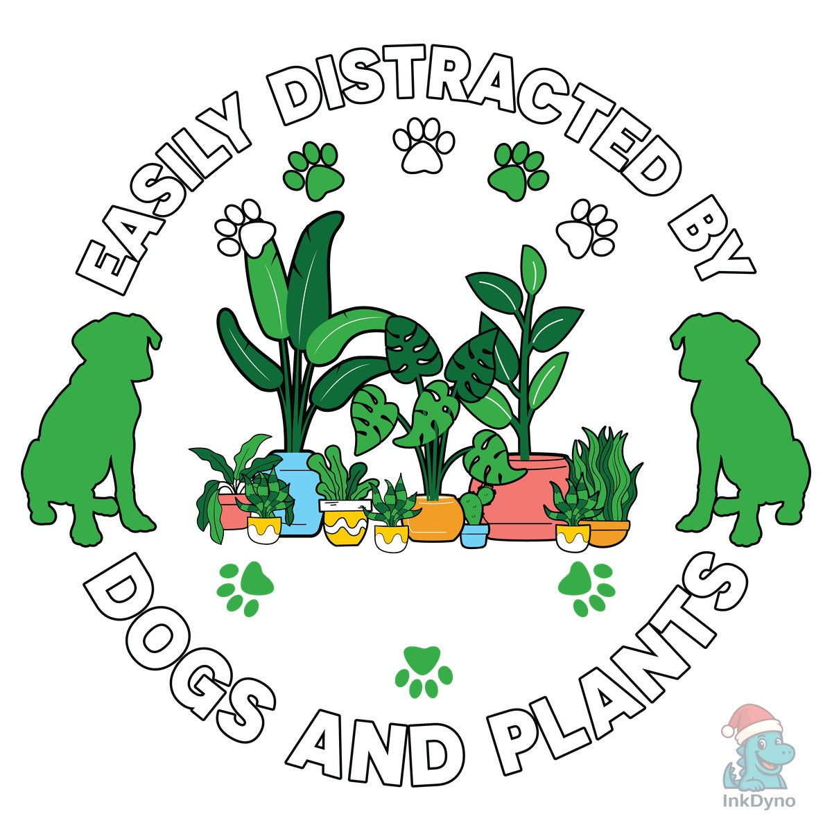 Plants and Dogs Lover Gardening
