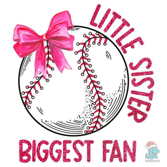 Baseball Sister Glitter - DTF Transfer