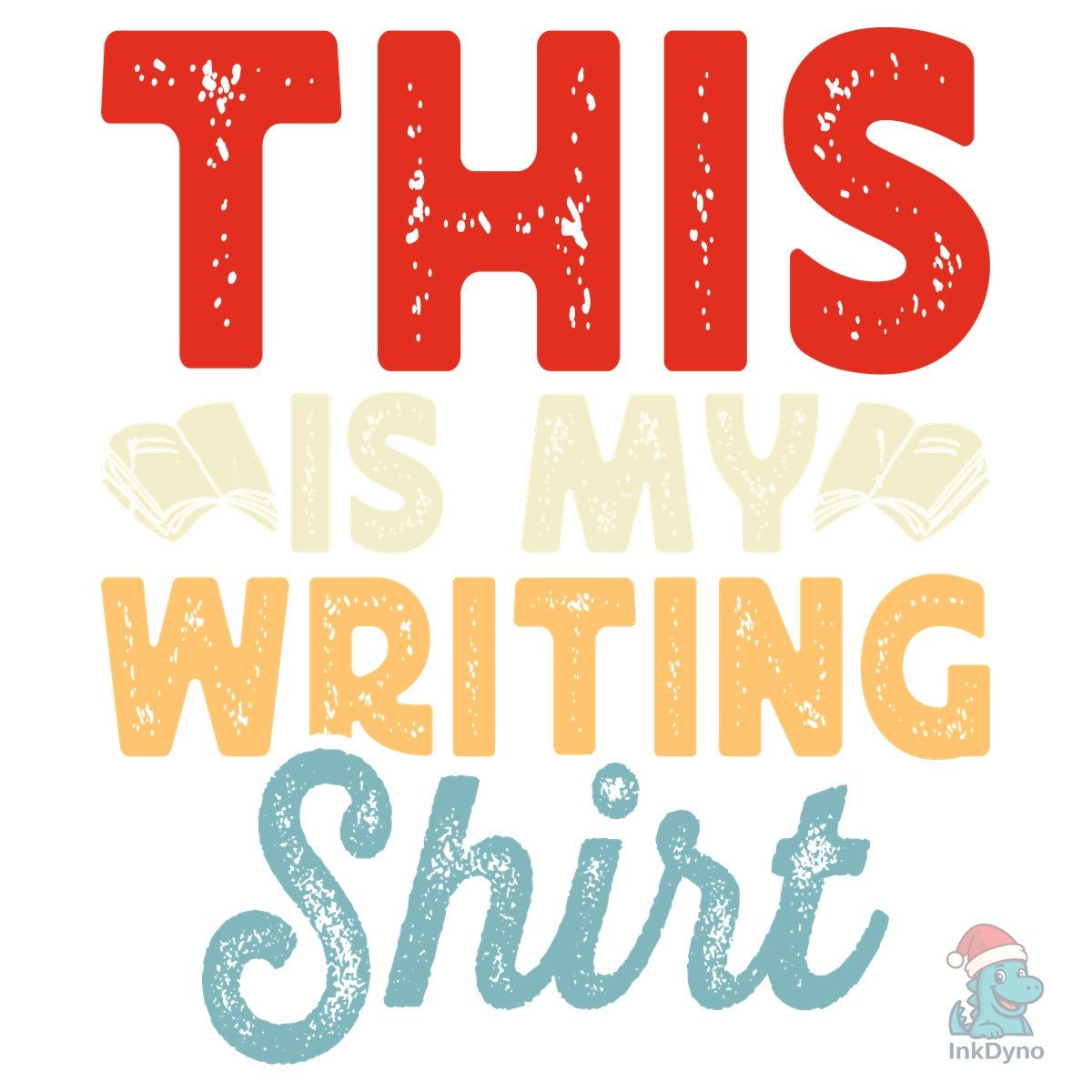 Funny Book Writer Author T-shirt Design