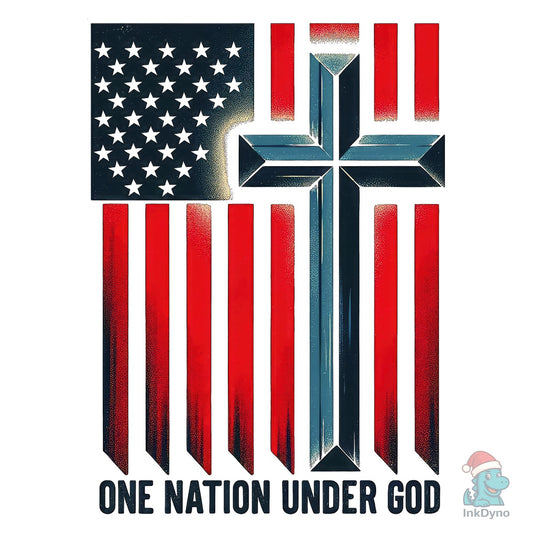 Veteran American Flag & God USA Design - DTF Transfer