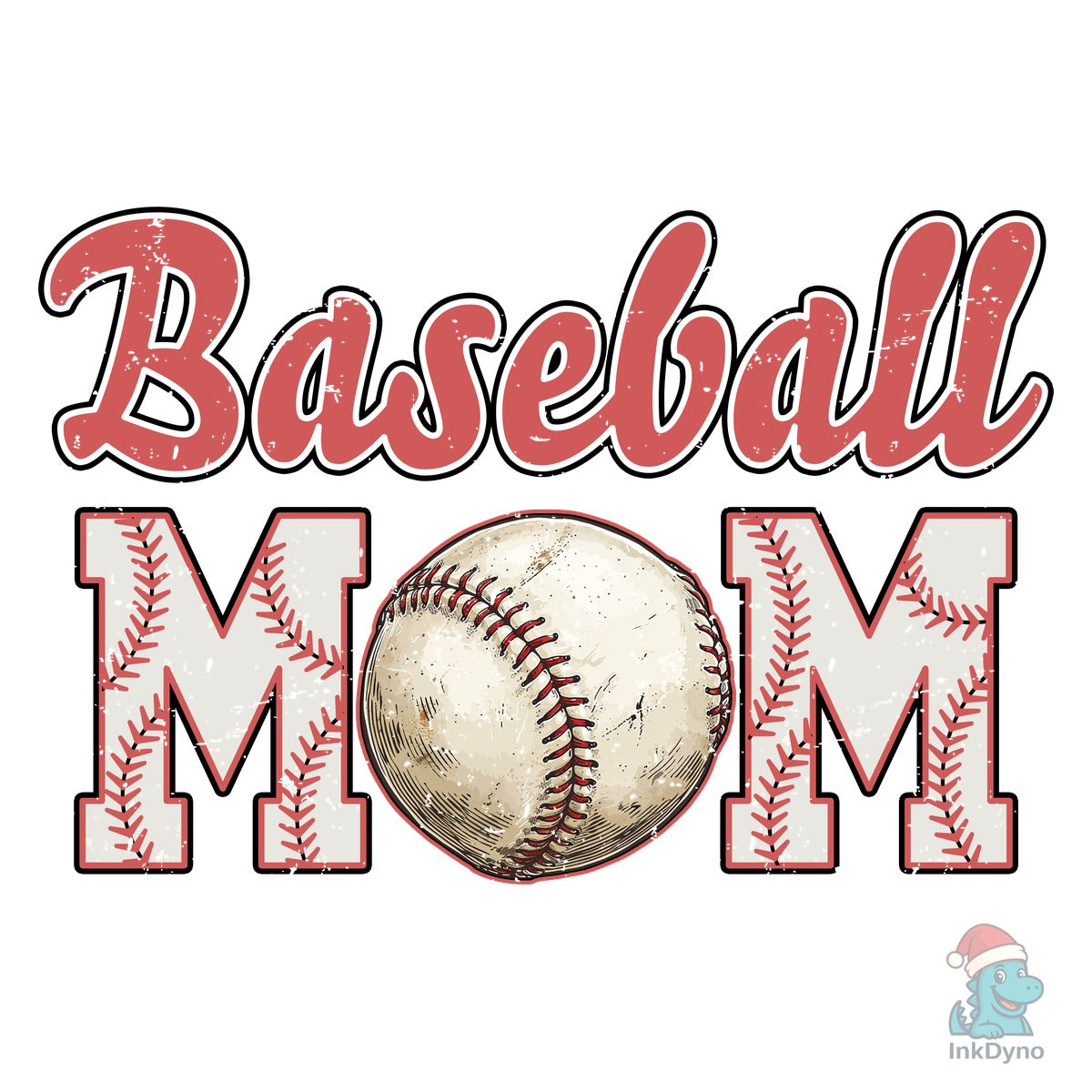 Retro Baseball Mom Sublimation DTF