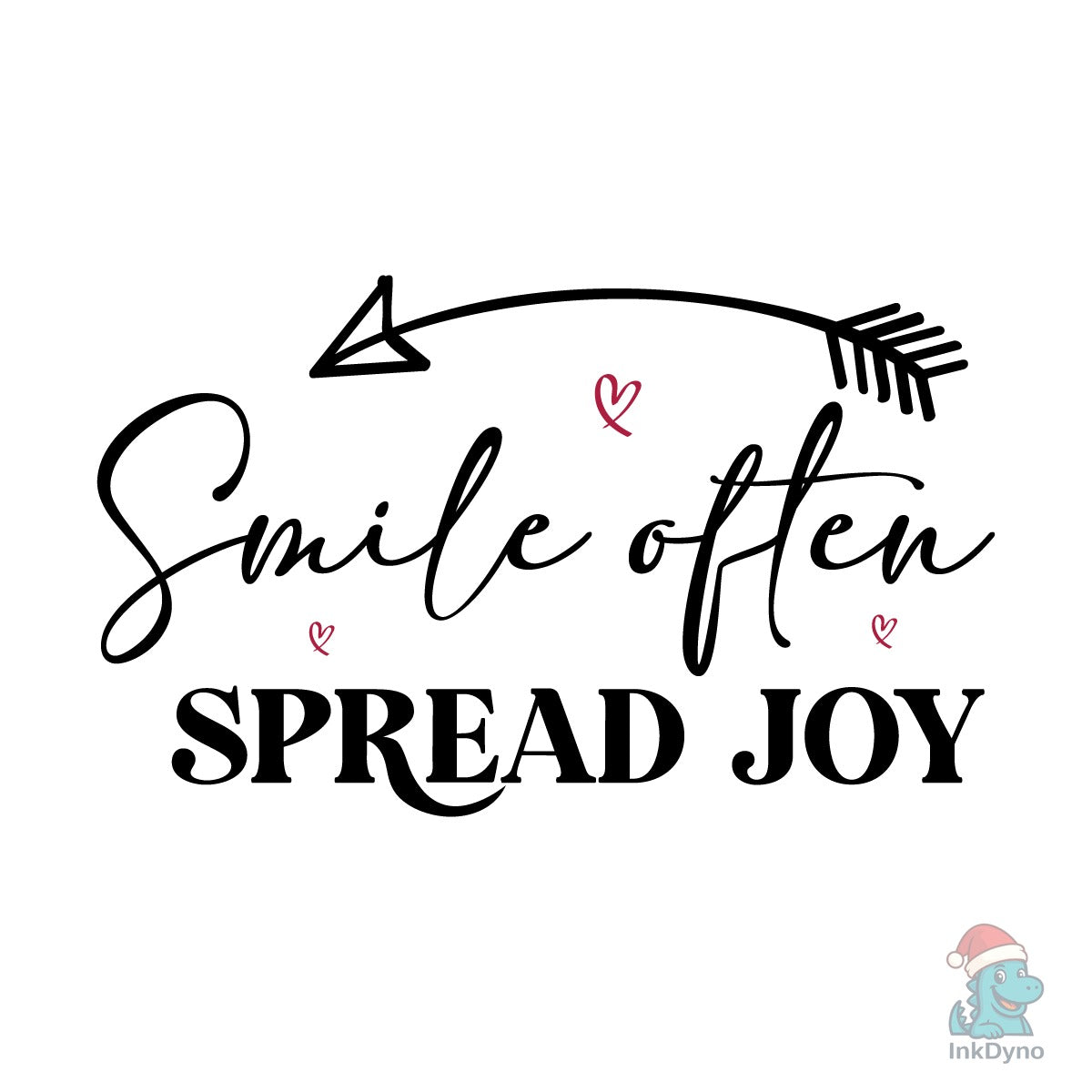 Smile Often Spread Joy Sleeve Design
