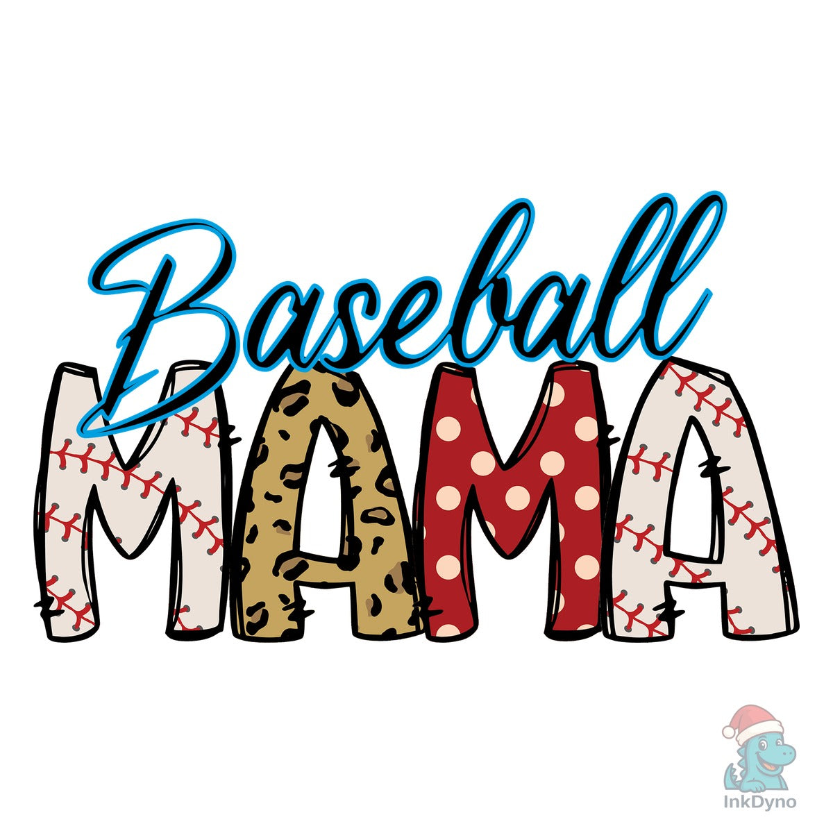 Baseball Mama Mama Baseball Doodle