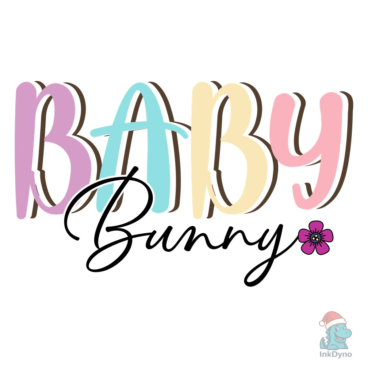 Easter Bunny Family Retro T-shirt Design
