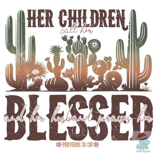 Proverbs 31 Woman Desert Blessing - DTF Transfer