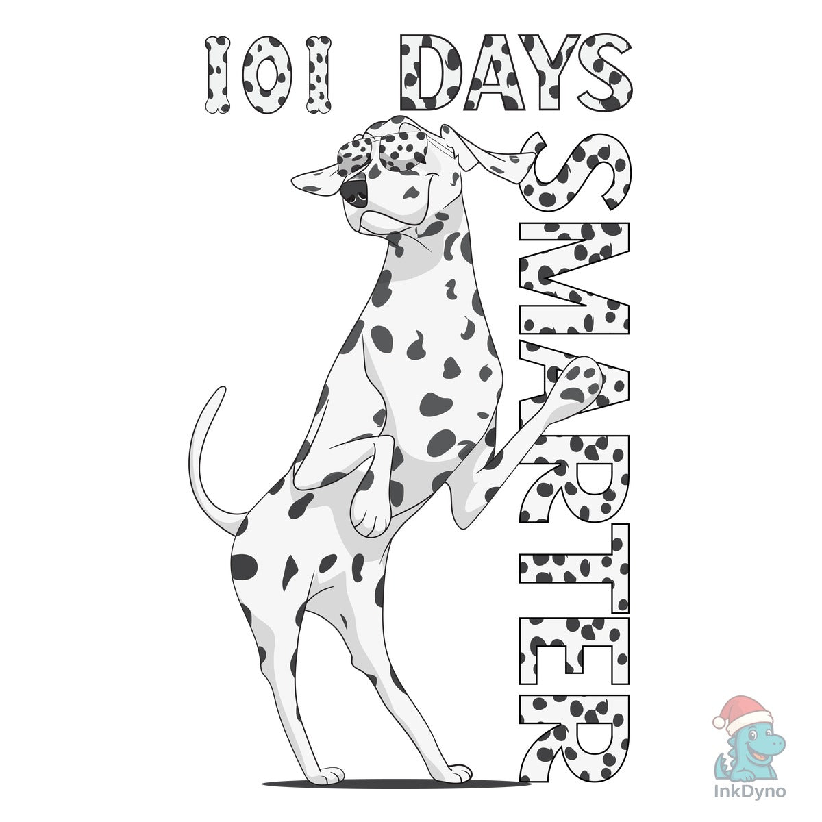 101 Days of School Dalmatian Dog