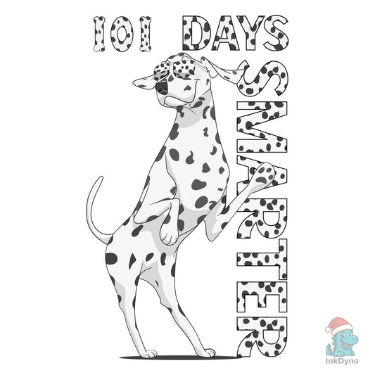 101 Days of School Dalmatian Dog - DTF Transfer