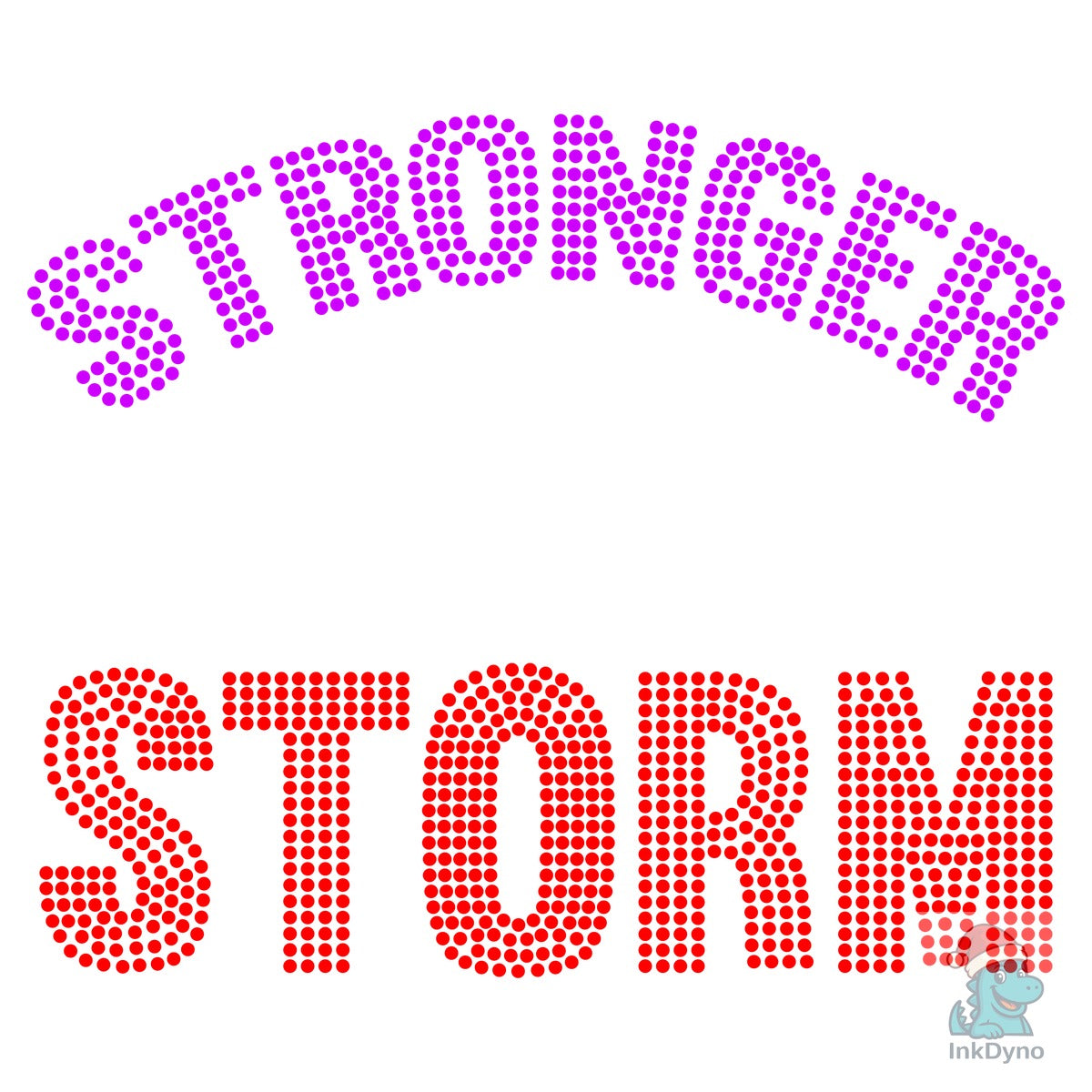 Stronger Than the Storm Rhinestone