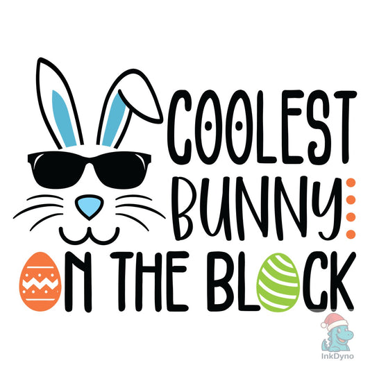 Funny Easter Boy Cool Bunny - DTF Transfer