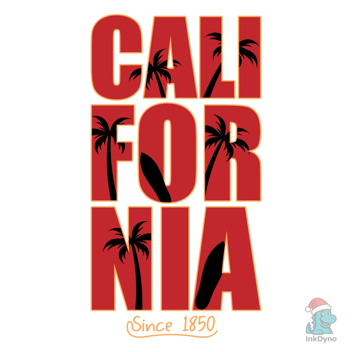California T-shirt Design