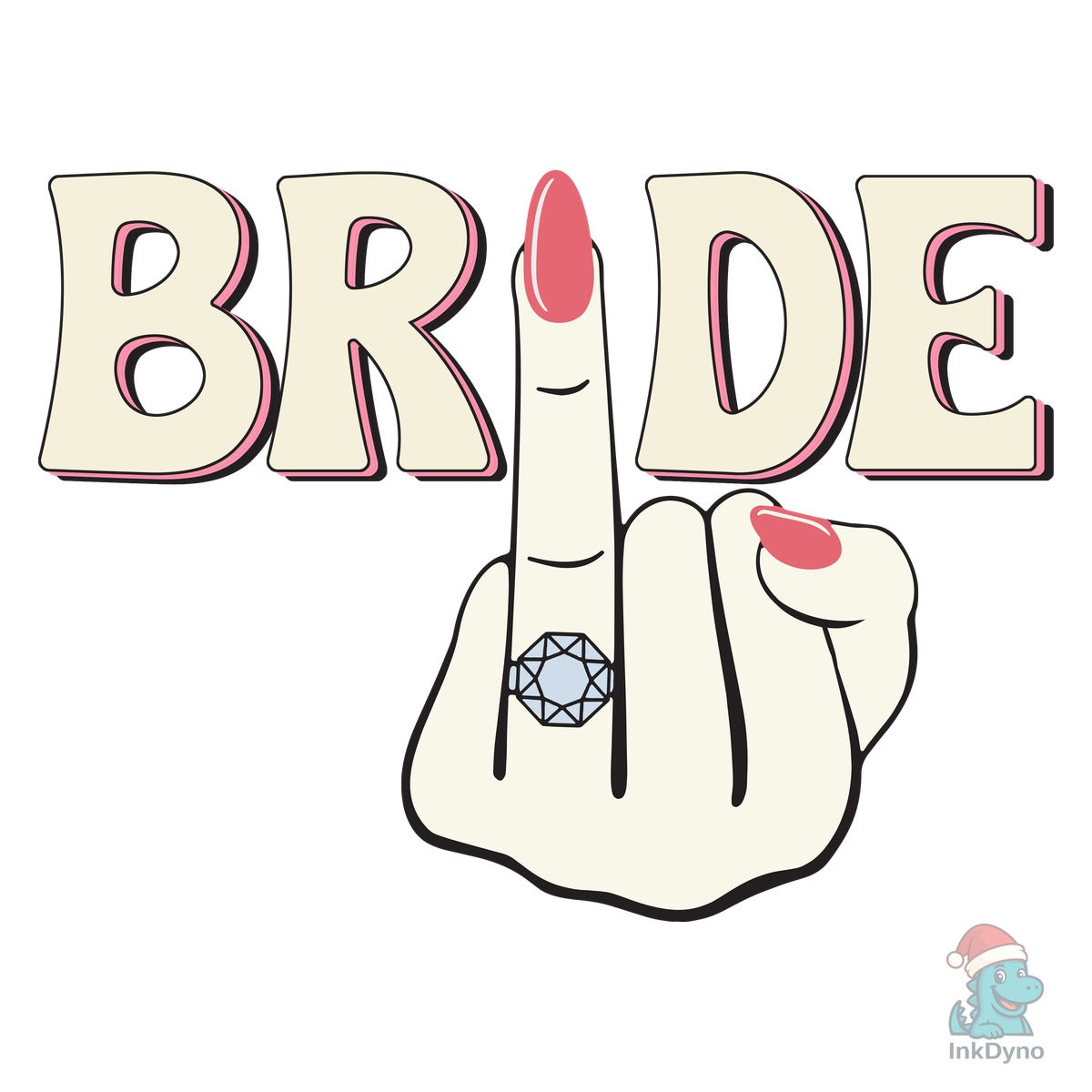 Funny Bride Iron-On