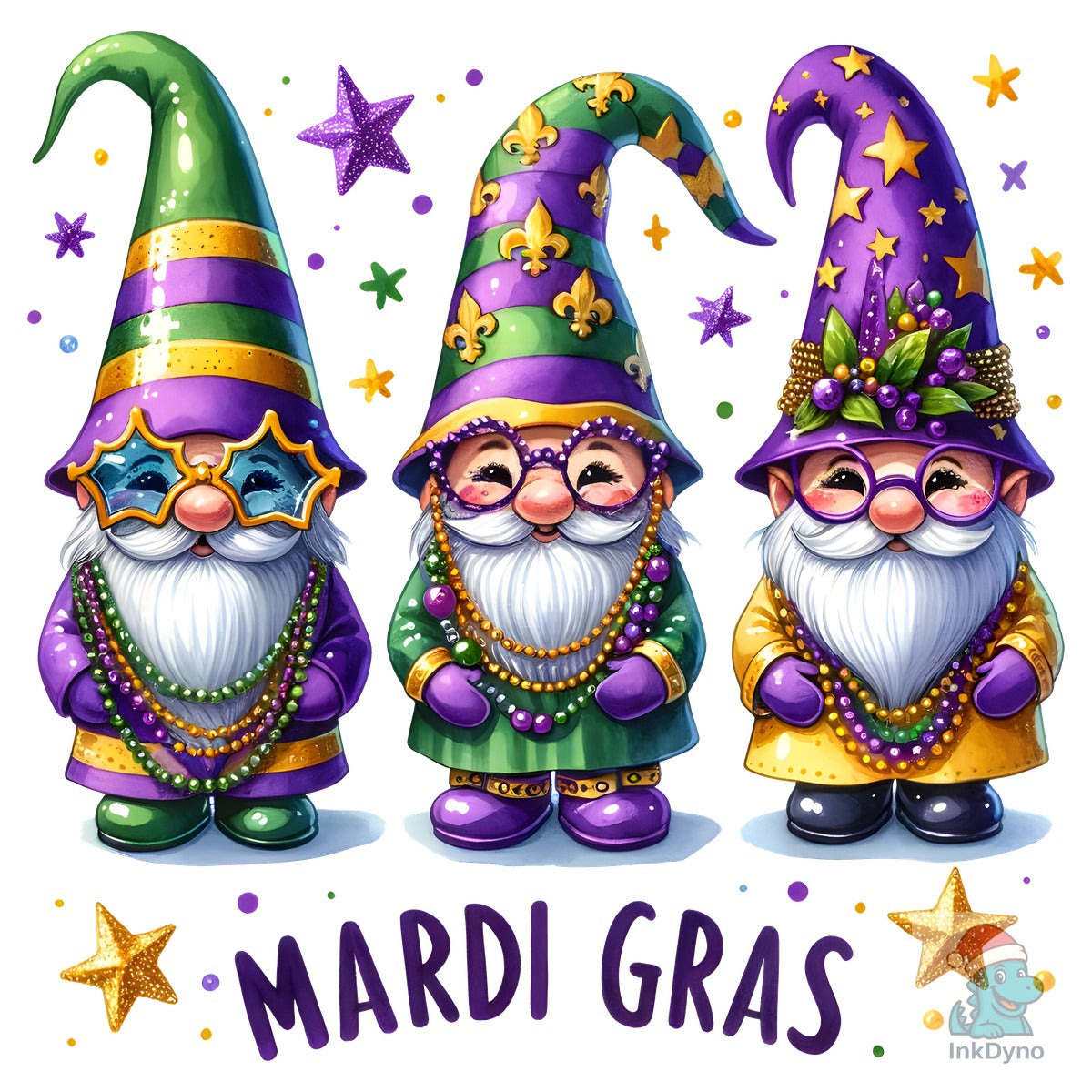 Mardi Gras Gnomes Design