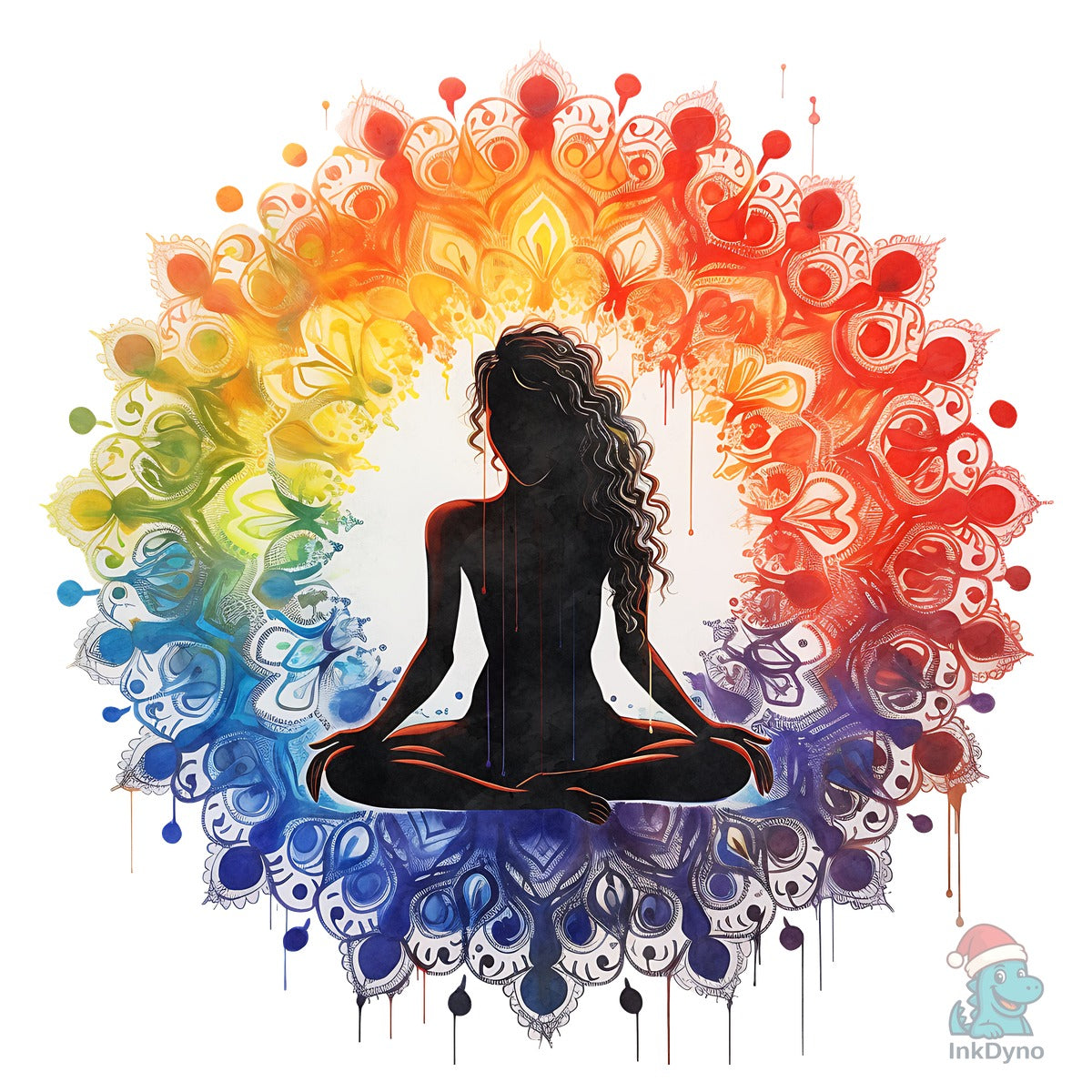 Yoga Serenity Mandala Design