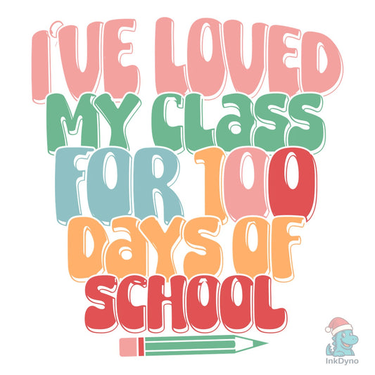 100 Days of School Shirts for Teacher - DTF Transfer