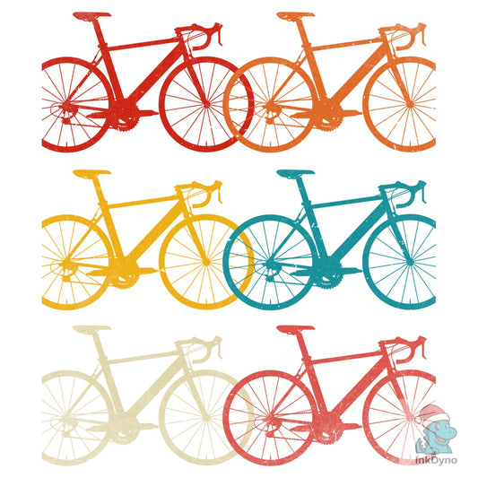 Bicycle Retro Cycling T-shirt - DTF Transfer