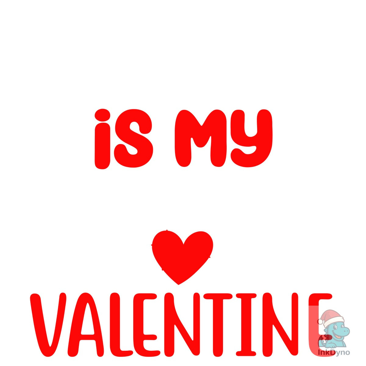 My Dog is Mu Valentine T-shirt Design