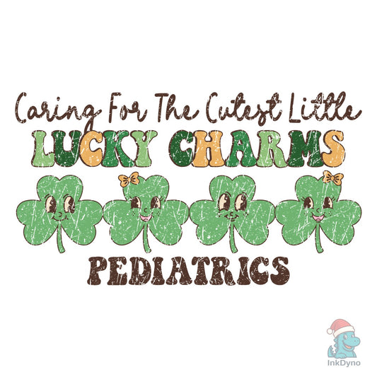 Pediatric Nurse St Patrick's Day - DTF Transfer
