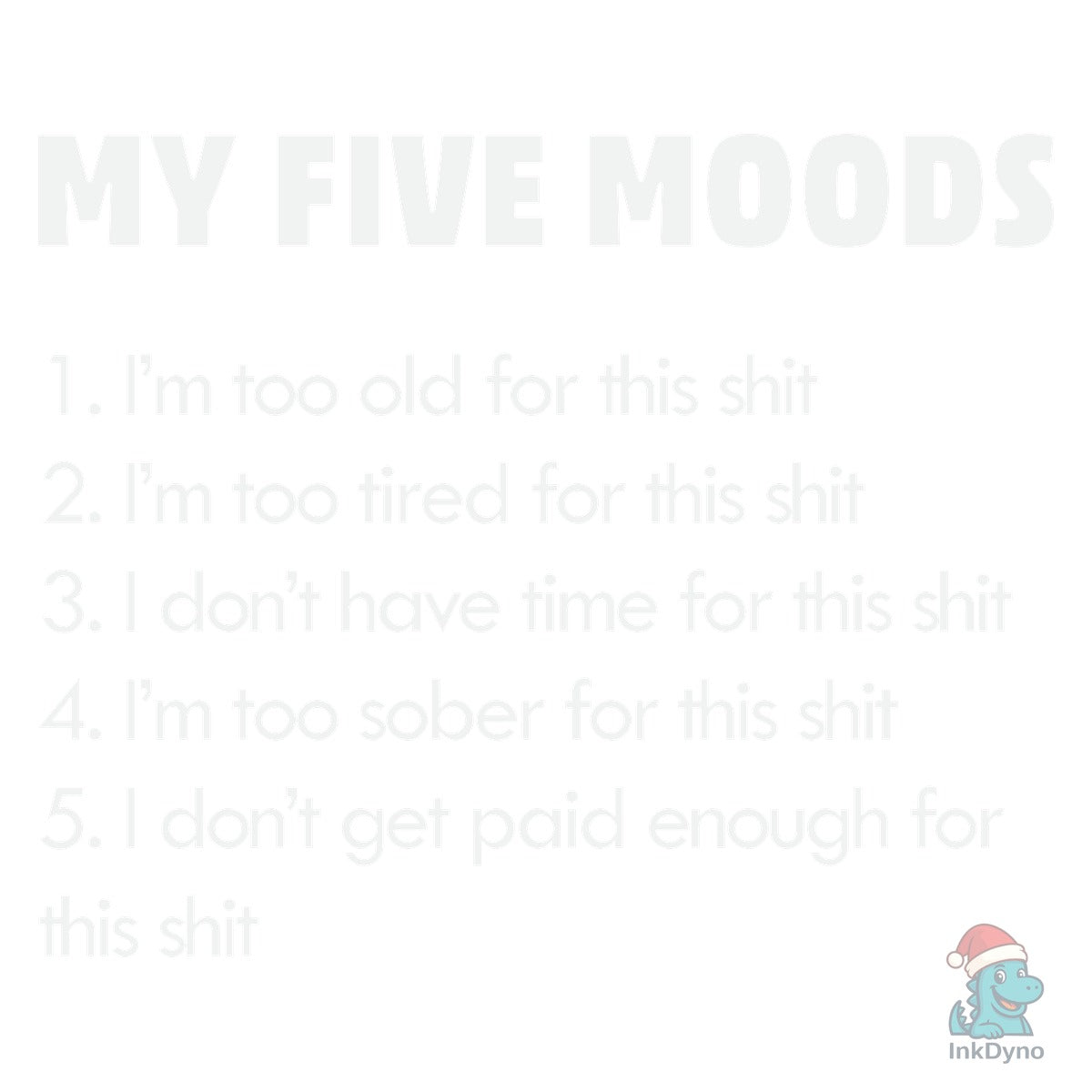 My Five Moods