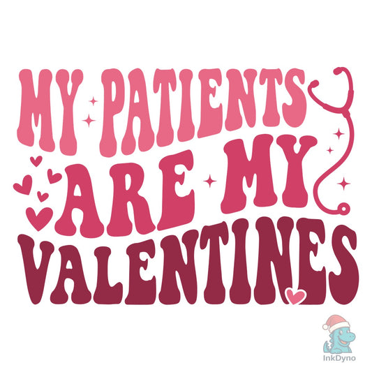 Valentine Nurse Retro Design - DTF Transfer