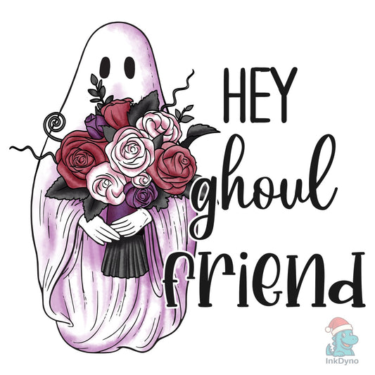 Witchy Valentine Ghost Bouquet - DTF Transfer