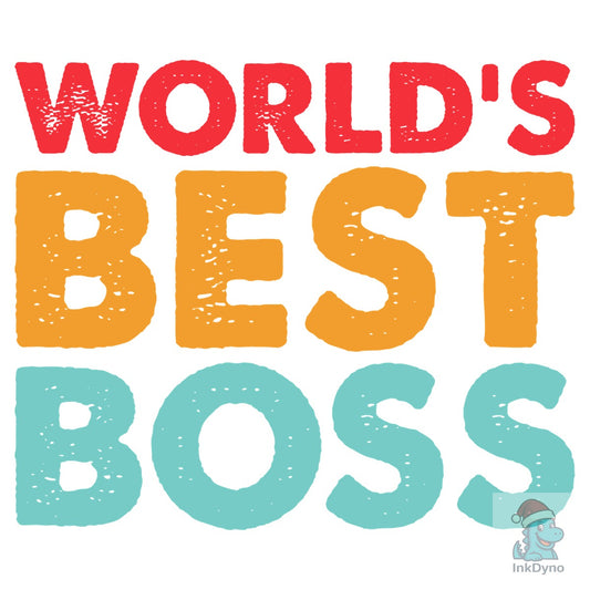 World's Best Boss Gift Shirt File - DTF Transfer