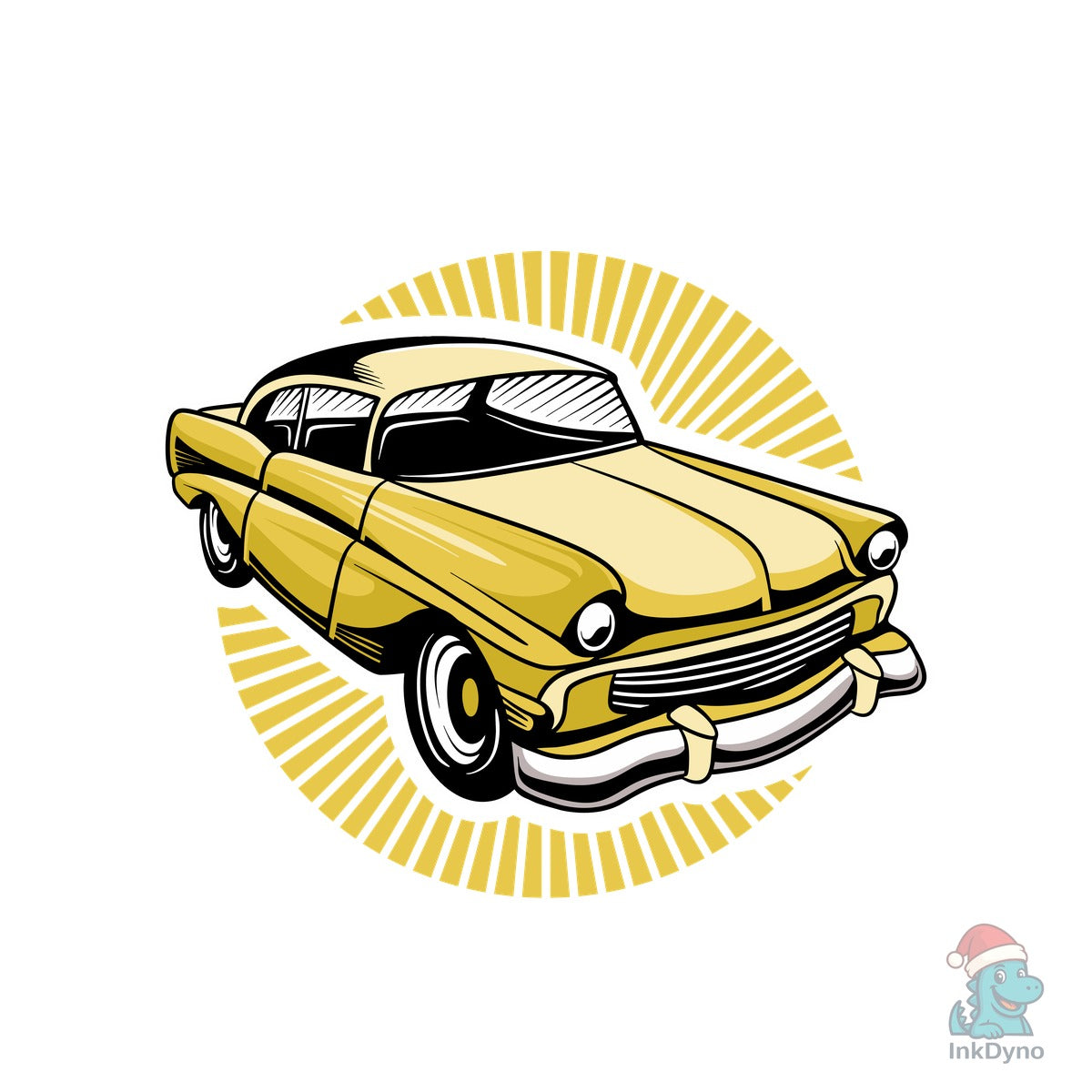 Classic Car T-shirt Designs Vector Pack