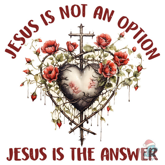 Jesus Bible God Retro Wild Flower - DTF Transfer