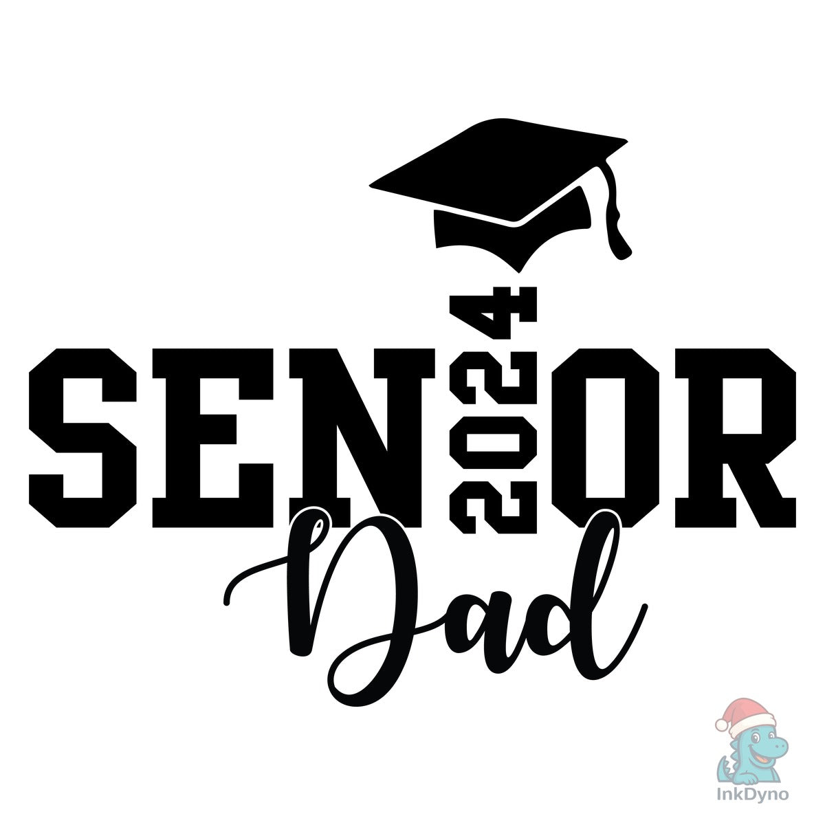 Senior Dad 2024 T-Shirt Design