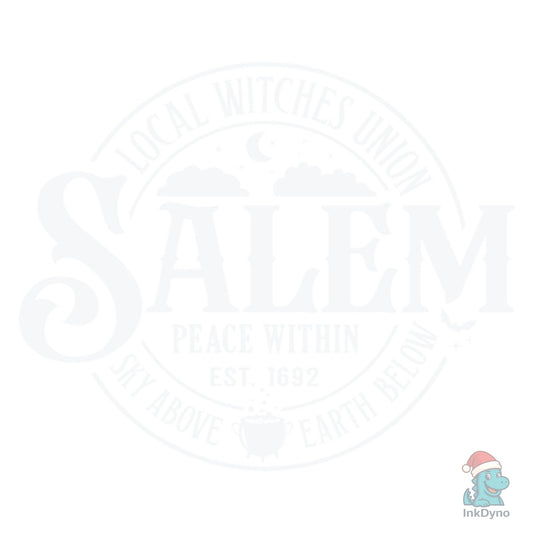Salem Vintage Witches Emblem - DTF Transfer