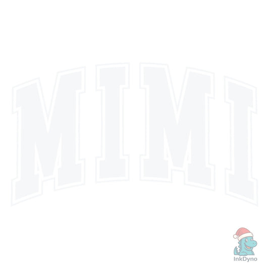 Mimi Grandma Varsity Design - DTF Transfer
