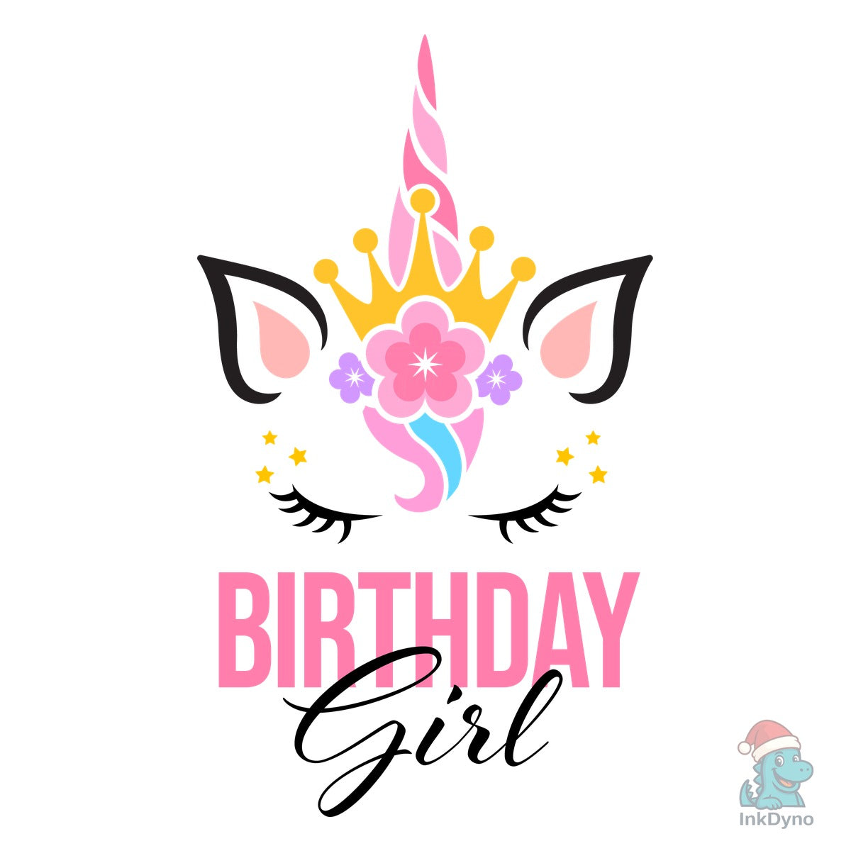 Unicorn Birthday Girl Sublimation