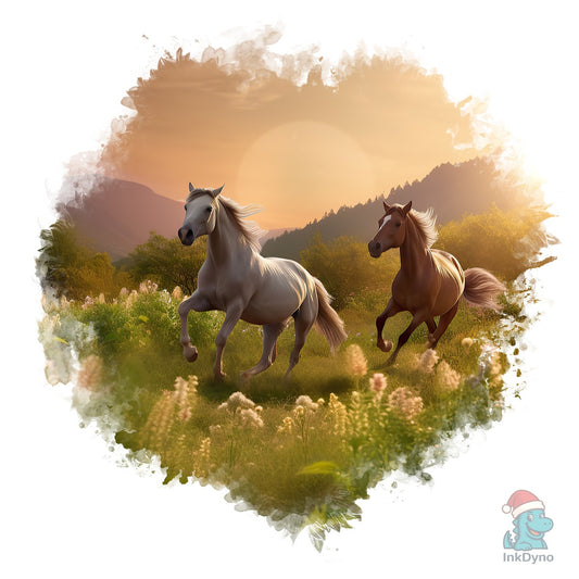Horse Sublimation - DTF Transfer