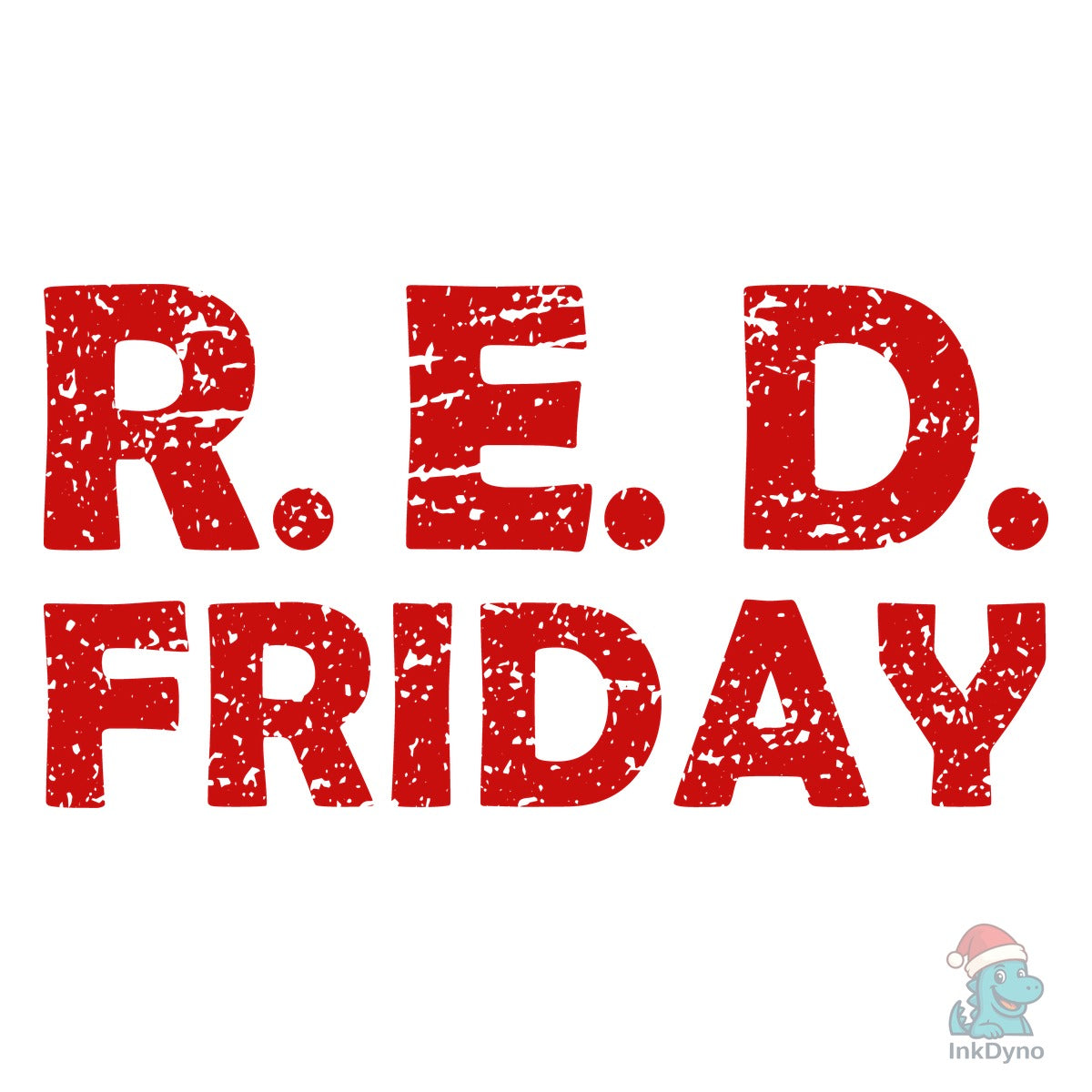 Red Friday with American Flag Design