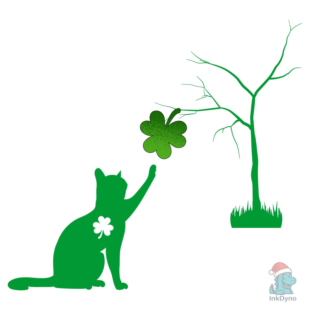 Cute Cat St Patrick's Day Lucky Cat Mom