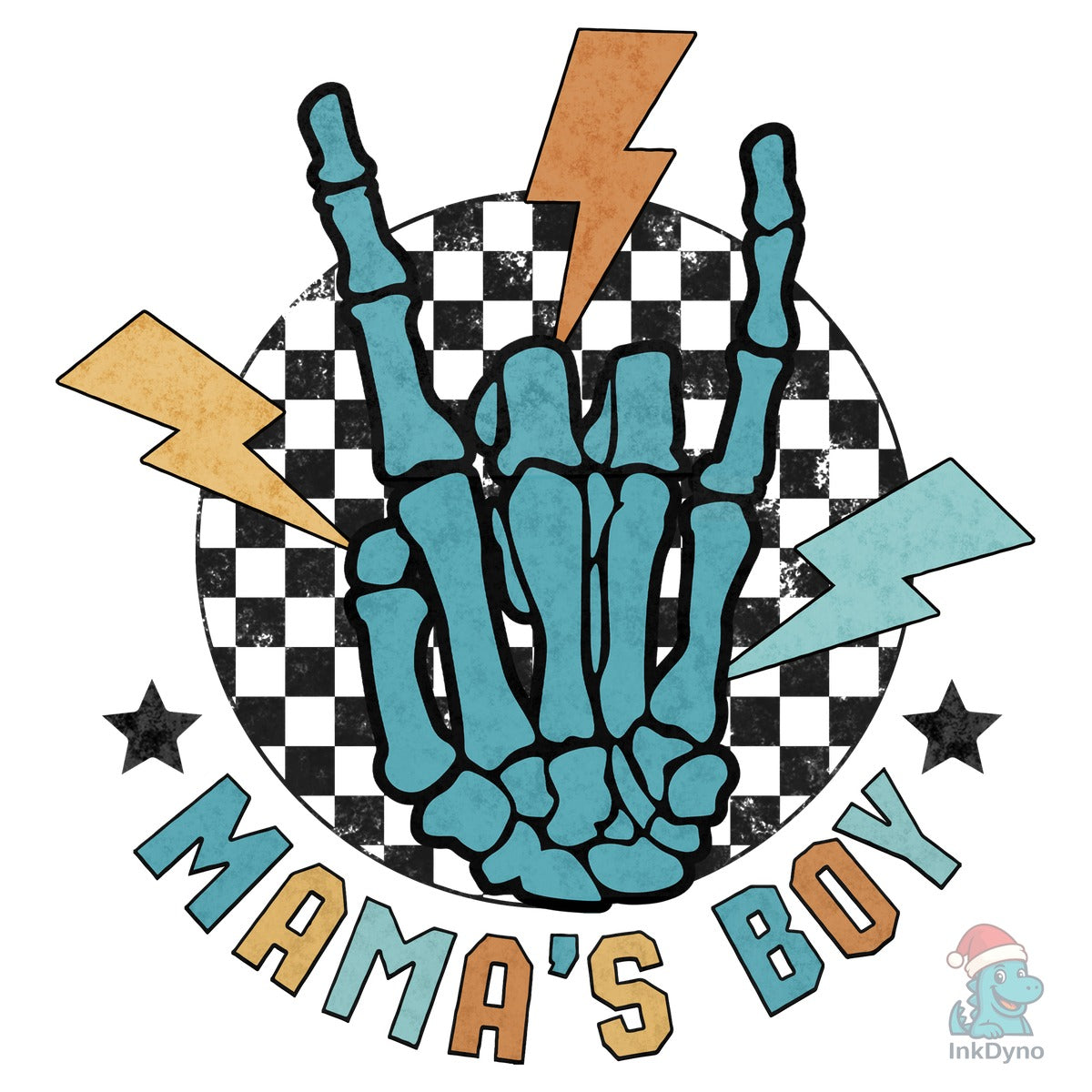 Mama's Boy Retro Rock Graphic