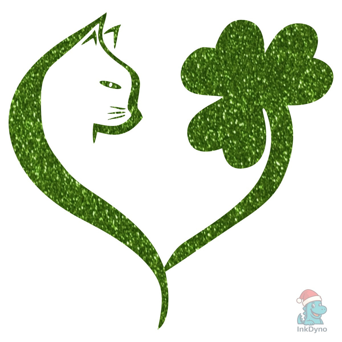 Lucky Cat Shamrock Heart
