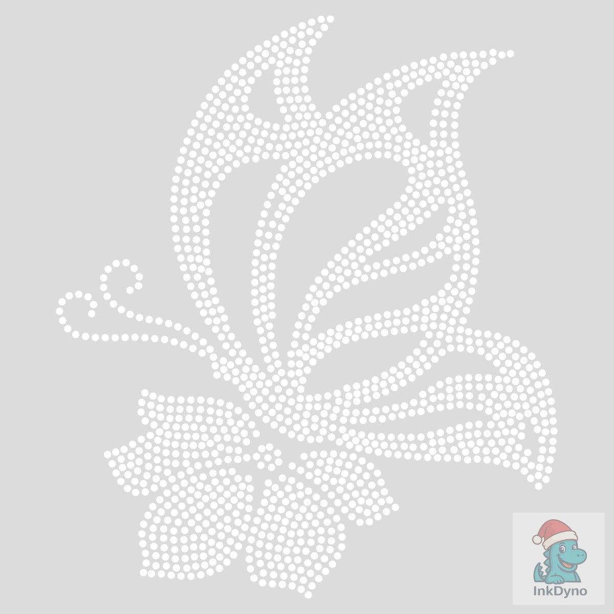 Ross and Butterfly Rhinestone Templet