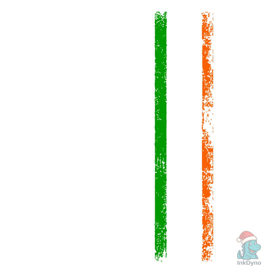 Irish American Flag St. Patrick's Day - DTF Transfer
