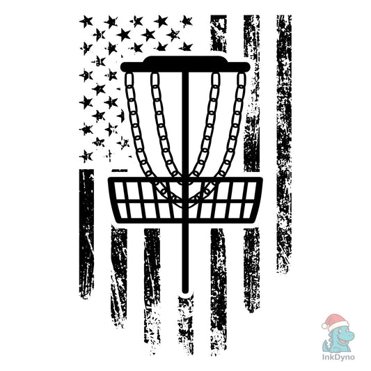 Patriotic Day Disc Golf Design - DTF Transfer