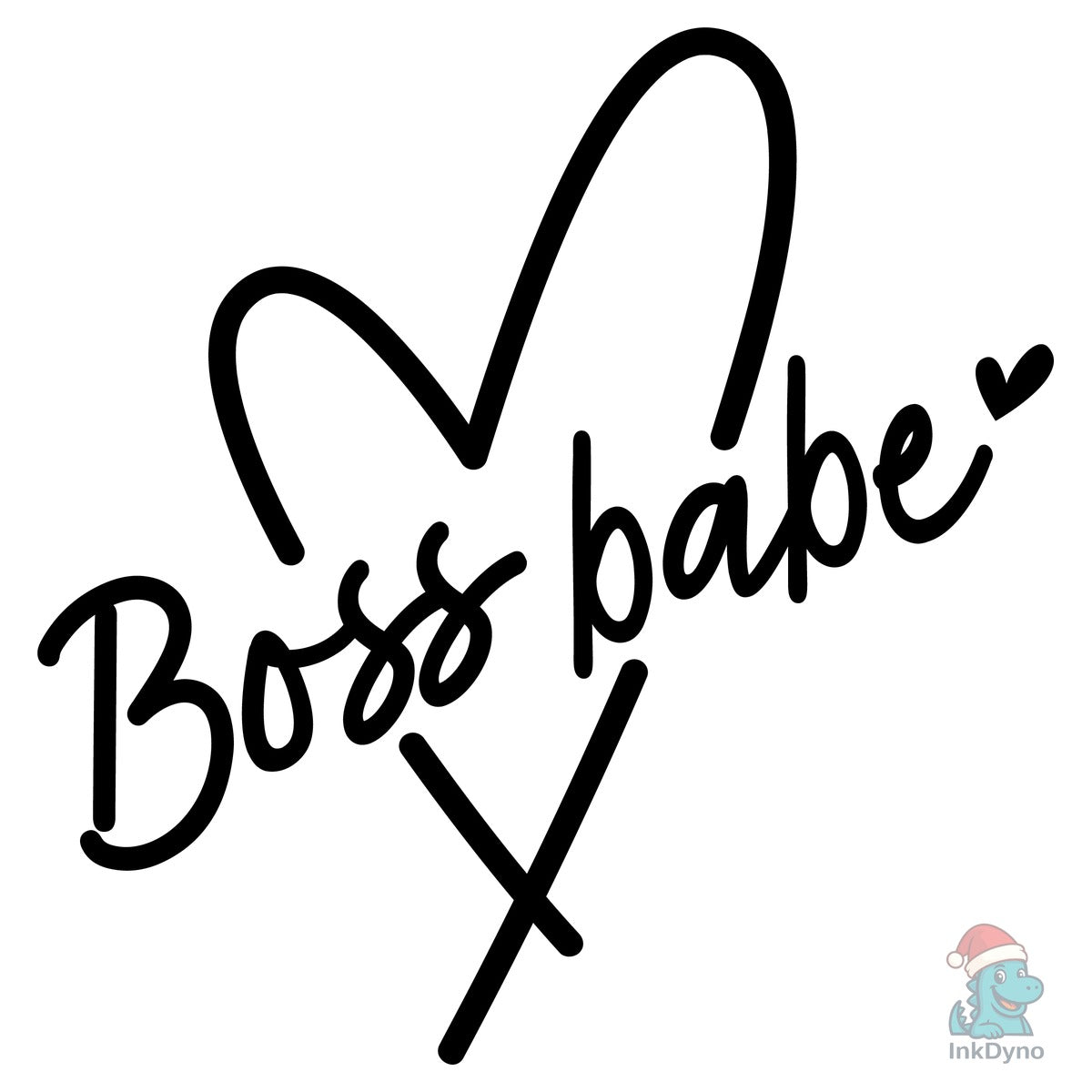 Boss Babe Heart Sublimation