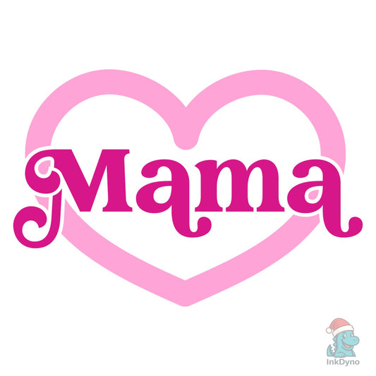 Mama & Mini Valentines Mommy & Me Heart - DTF Transfer
